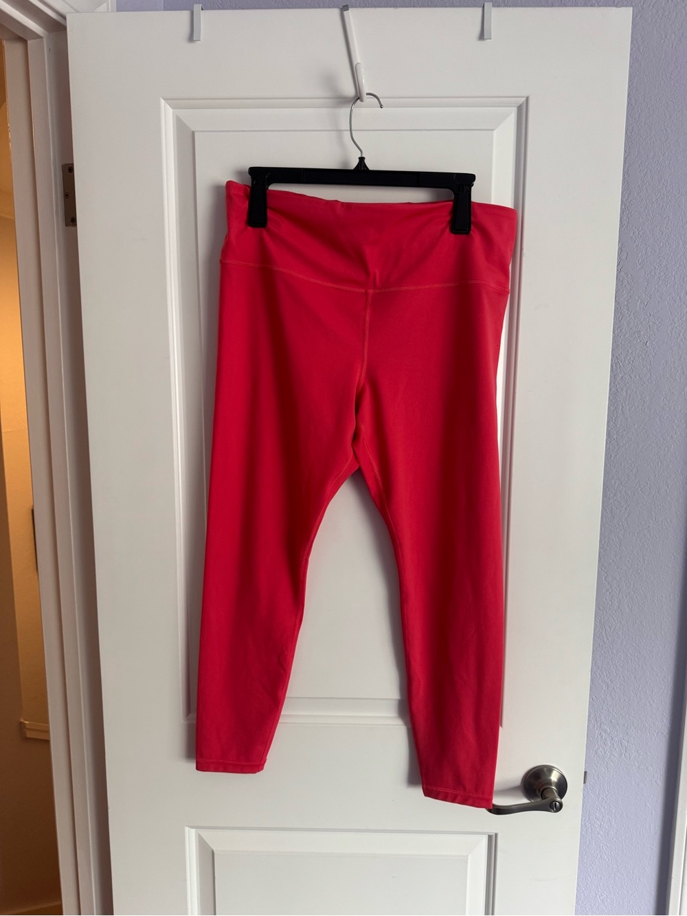 ATHLETA, Elation, coral, 7/8, like new